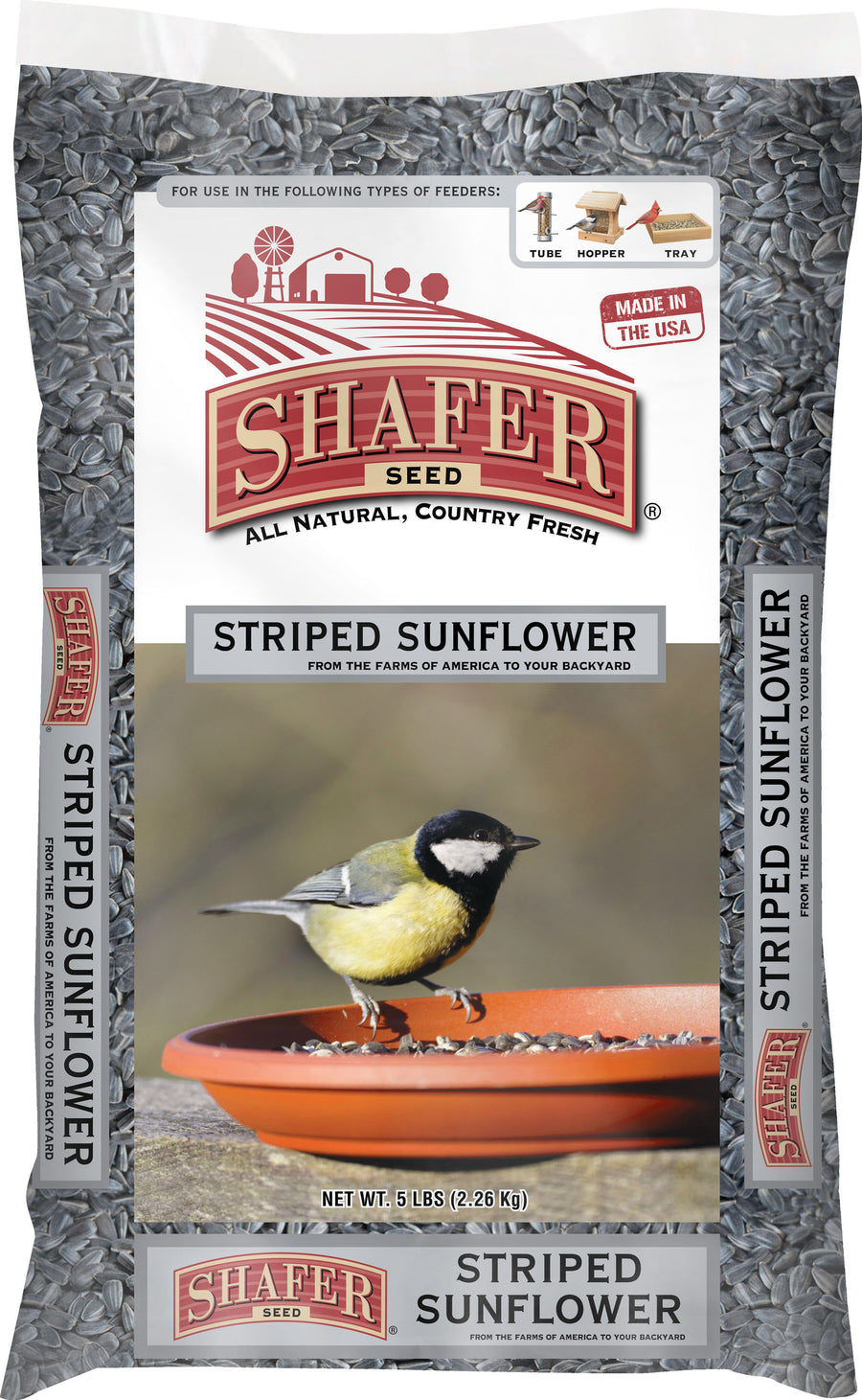 Shafer Striped Sunflower, 5 lb - Sunflower Striped