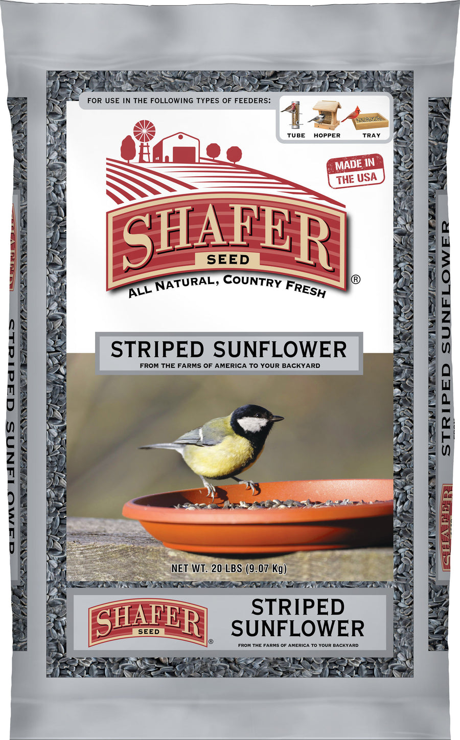 Shafer Striped Sunflower, 10 lb - Sunflower Striped