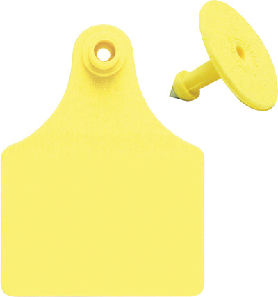Allflex Livestock Tags Blank, Yellow, 25pk Maxi Fem-S Male - Ear Tags