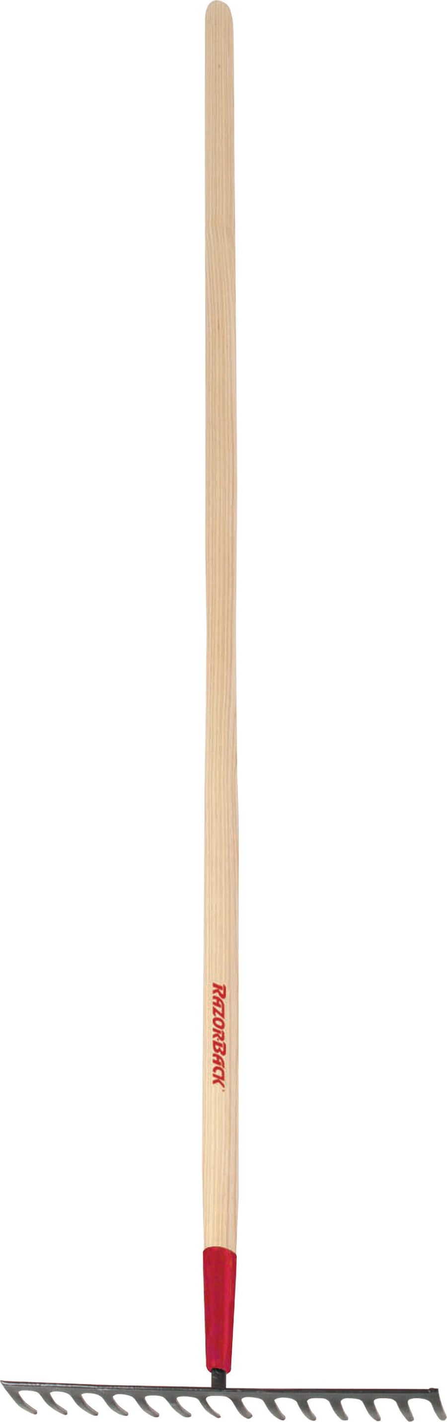 Razor-Back 14 Tine Level Head Forged Steel Rake, 67x13.75 in