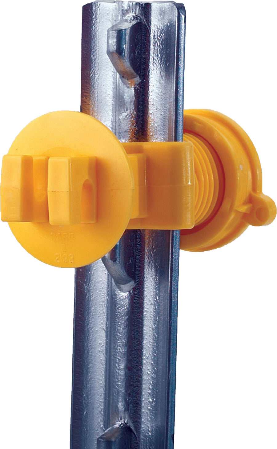 Dare Western Screw-Tight T-Post Insulator, Yellow, 25 pk - Rod and Post Insulators