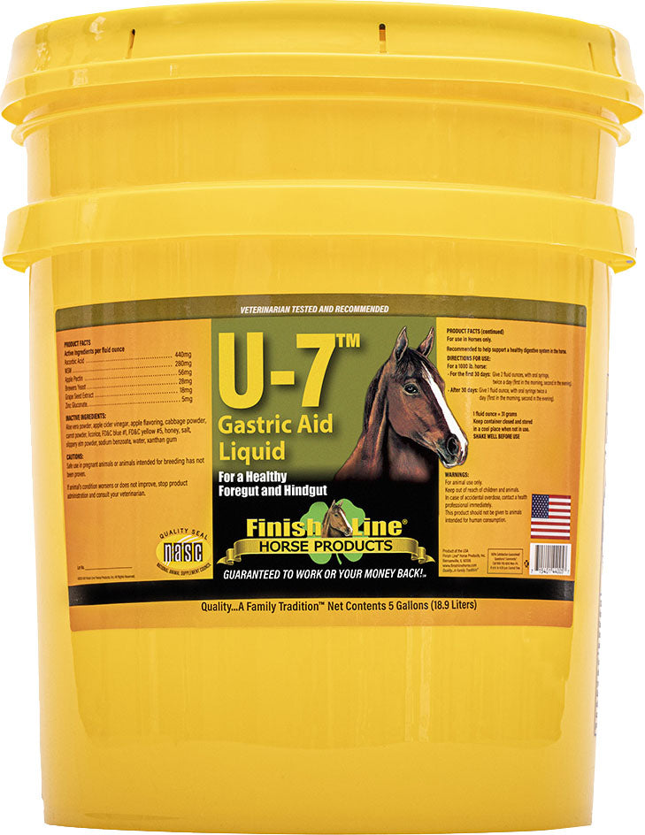Finish Line u-7 Gastric Aid Liquid, 5 gal - Digestion Ulcer