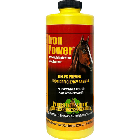 Finish Line Iron Power Nutritive Horse Supplement, 32 oz - Blood Builders/Energy