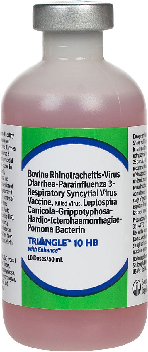 Boehringer Ingelheim Triangle Hb 10, 250 ml-50 Dose - Killed ibr-bvd-p13-Brsv