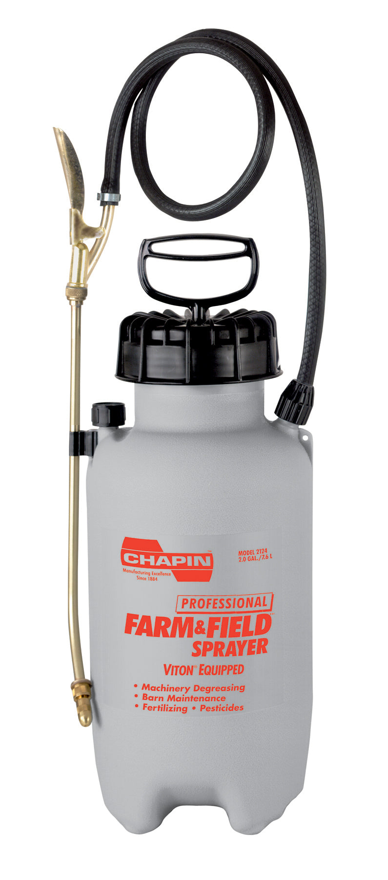 Chapin Professional Farm & Field Viton Sprayer, Gray, 2 gal - Sprayers and Foggers