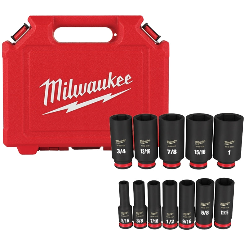 Milwaukee SHOCKWAVE Impact Duty 49-66-7006 Deep Socket Set
