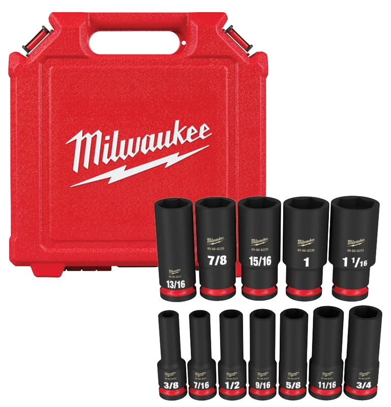 Milwaukee SHOCKWAVE Impact Duty 49-66-7011 Deep Socket Set
