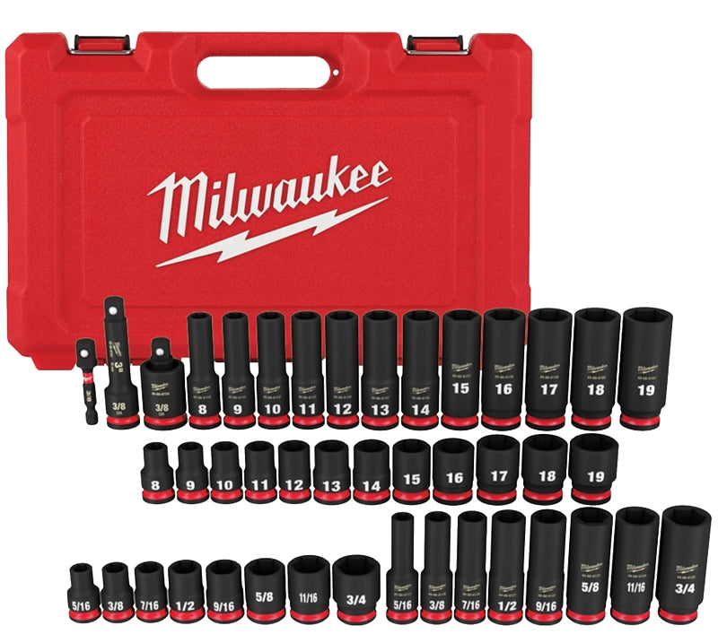 Milwaukee SHOCKWAVE Impact Duty 49-66-7009 Deep Socket Set