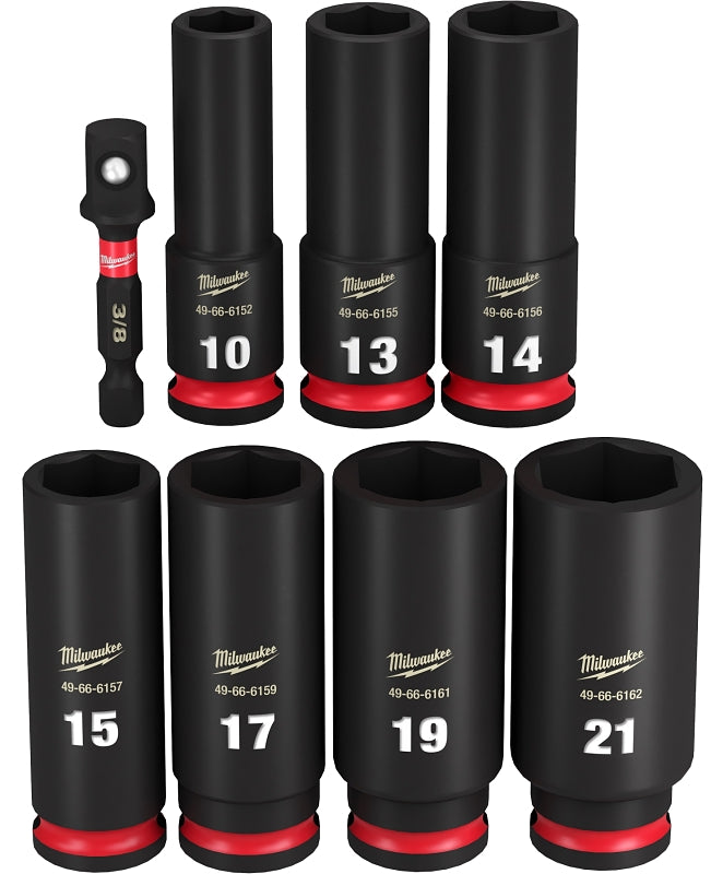 Milwaukee SHOCKWAVE Impact Duty 49-66-7021 Deep Socket Set