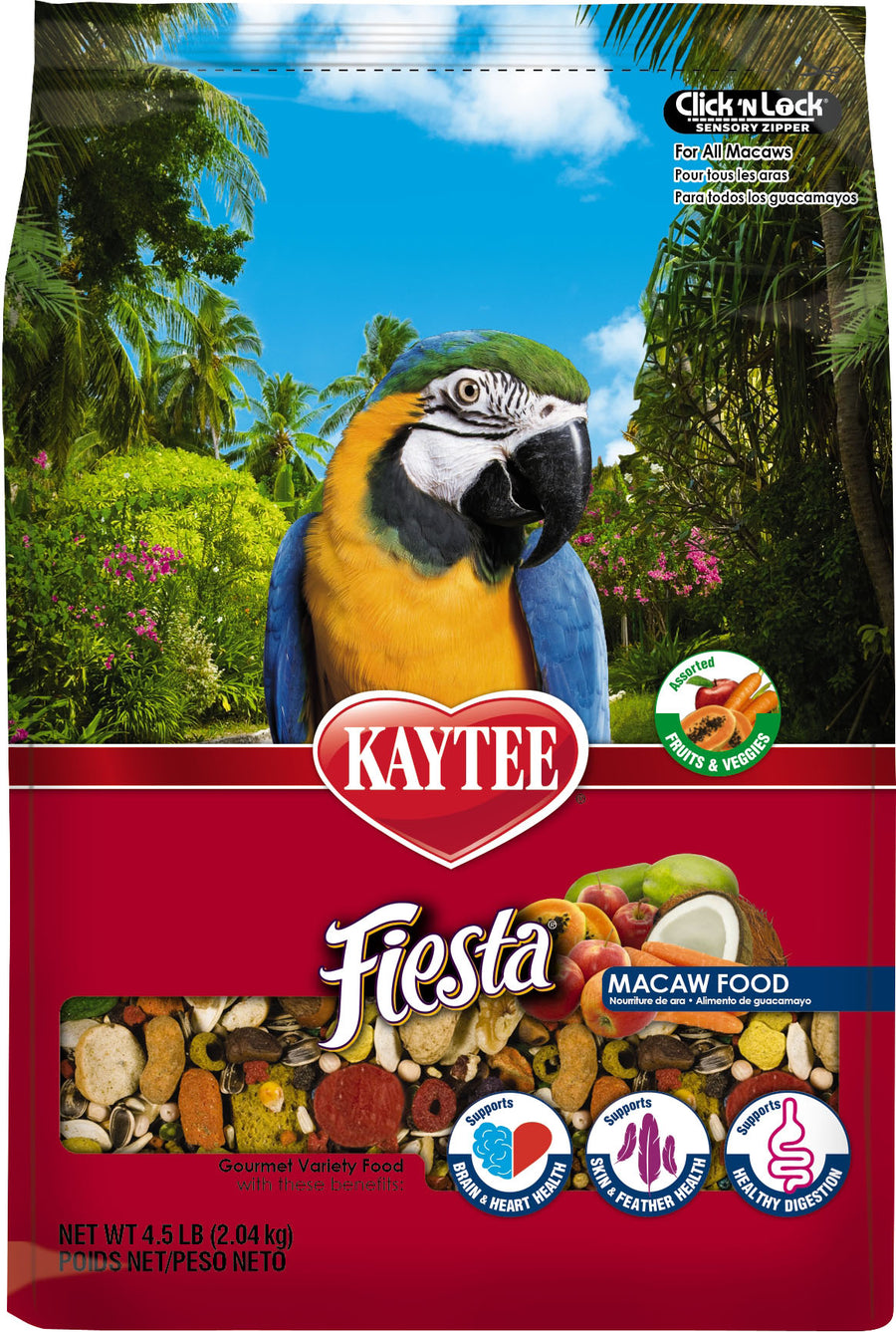 Kaytee Fiesta Macaw Food, 4.5 lb - Parrot