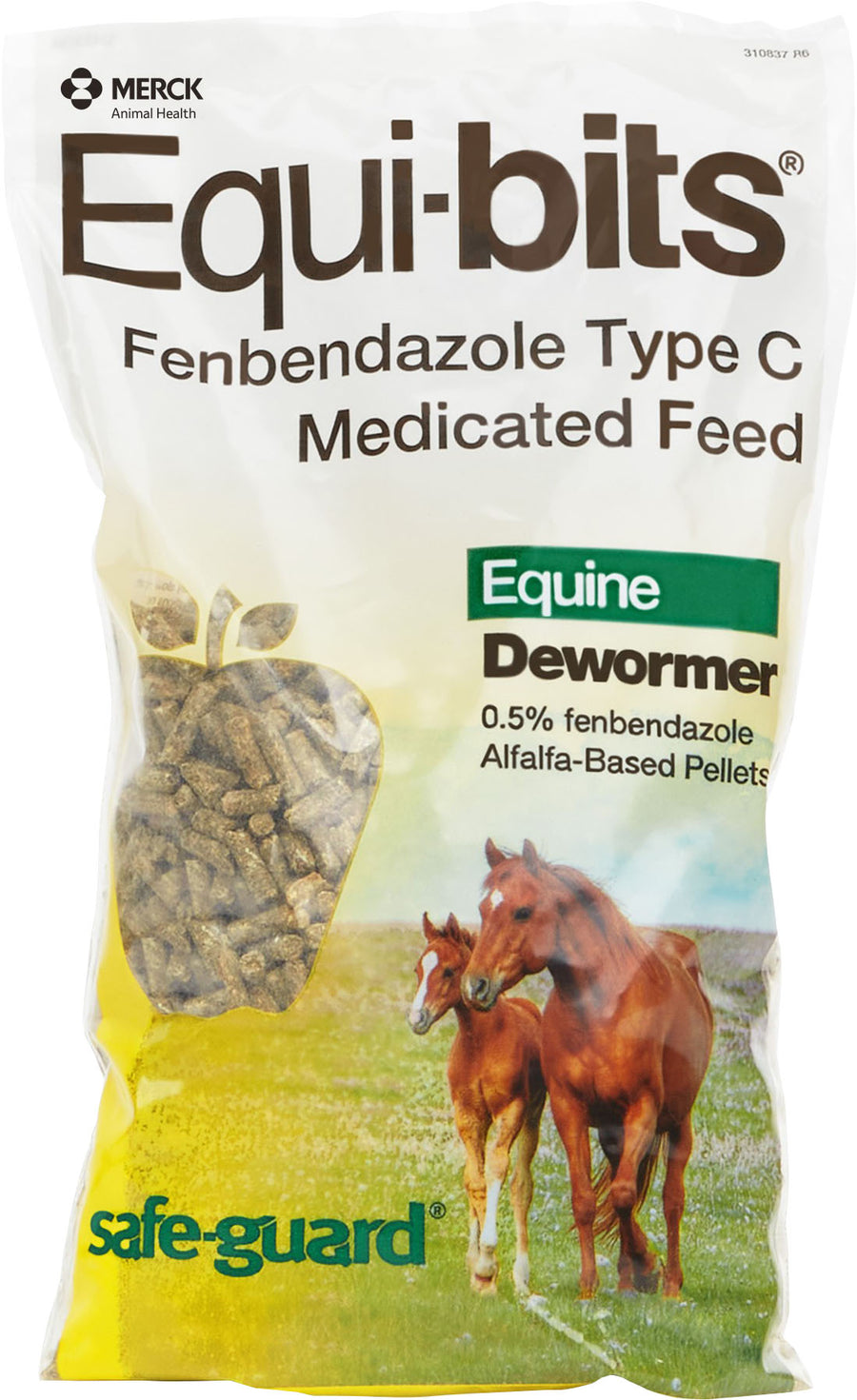 Safe-Guard Equi-Bits Equine Deworming Pellets, Apple, 1.25 lb - Pellet/Powder/Liquid