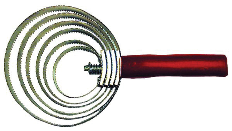Horse & Livestock Prime Spiral Curry Comb, Red, Jumbo - Curry Combs
