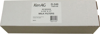 Ken Ag Breakproof Milking System Filtering Sock, Tan, 4 7/8x17 in - Milk Filters