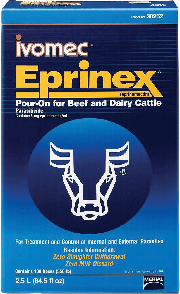 Eprinex Pour-On Dewormer for Beef & Dairy Cattle, 2.5 l - Wormer Pour-On