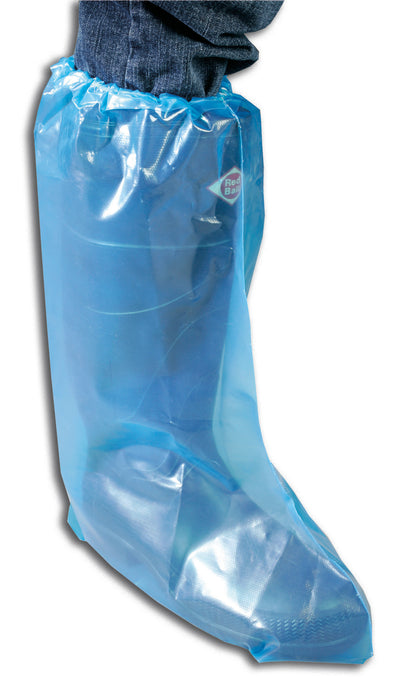 Ideal Disposible Economy Boot Cover 4mil, Blue, LG - Boot Disposable