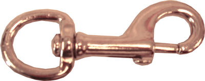 Henssgen Heavy Swivel Eye Bolt Snap, Zinc, 5 in - Snaps Etc.