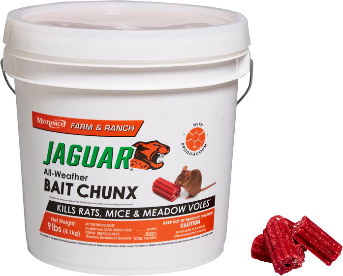 Jaguar All-Weather Bait Chunx Pail, 9 lb - Killing Agents