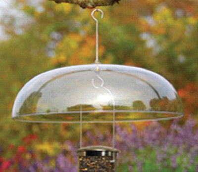 Aspects Super Dome for Bird Feeder, Clear, 18 in - Baffles-Hanging