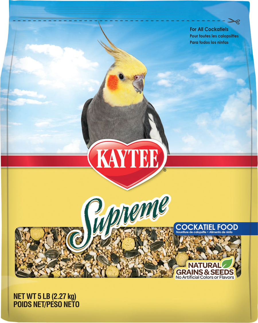 Kaytee Supreme Cockatiel Daily Diet, 5 lb