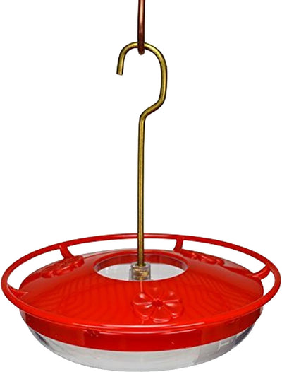 Hummzinger Highview Mini Hummingbird Feeder, Red/Clear, 8 oz Cap - Hummingbird Feeders-Plastic