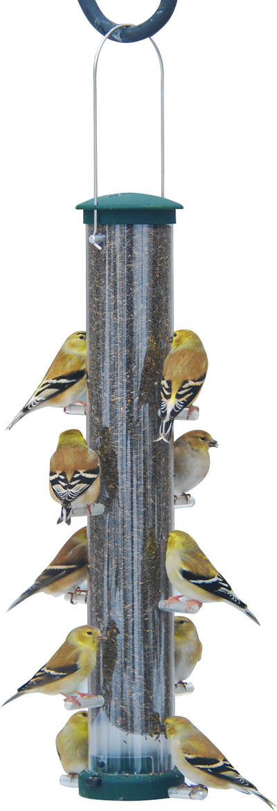 Aspects Quick-Clean Finch Tube Feeder, Spruce, 19 in - Tube Type Feeders Thistle