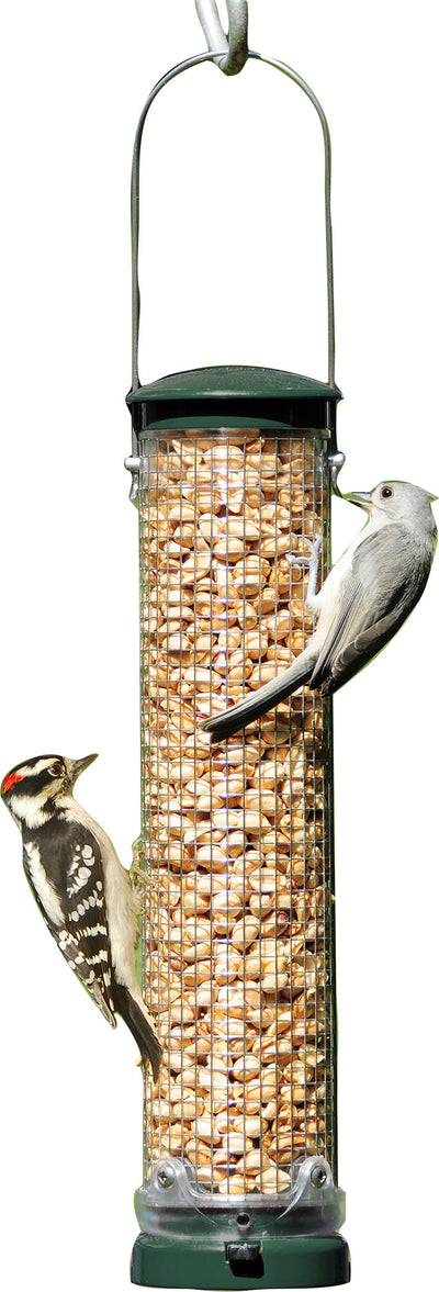 Aspects Quick-Clean Mesh Peanut Feeder, Green, 14 in - Magnum/Mesh Feeders