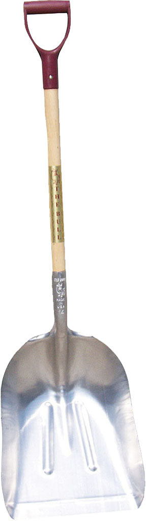 Bullgater Bull #14 Heavy Duty W/Scoop Shovel D Handle, 36 in - Aluminum Scoop Shovels