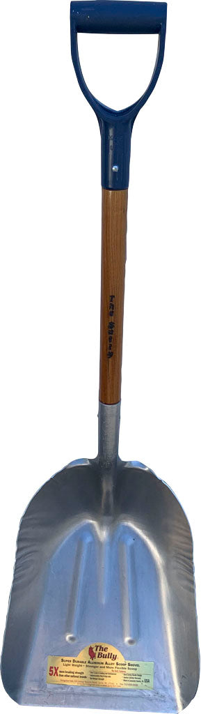 Bullgater Bully #14 Scoop Shovel D Handle, 40 in - Aluminum Scoop Shovels