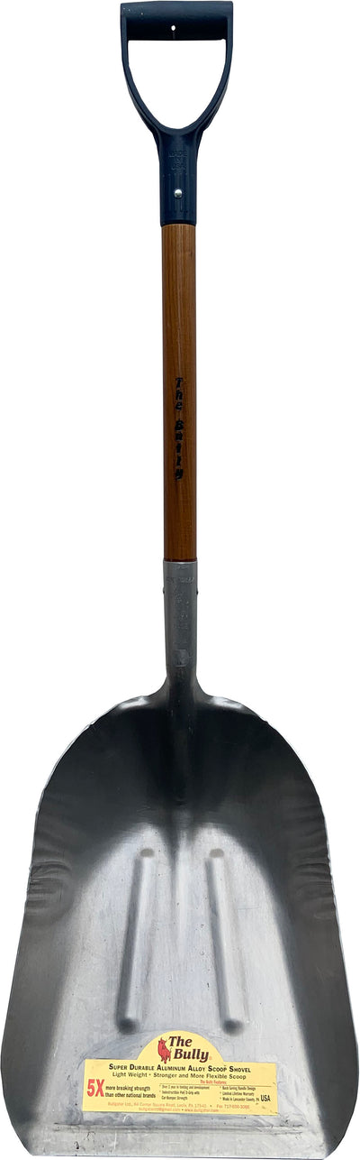 Bullgater Bully #12 Scoop Shovel D Handle, 30 in - Aluminum Scoop Shovels
