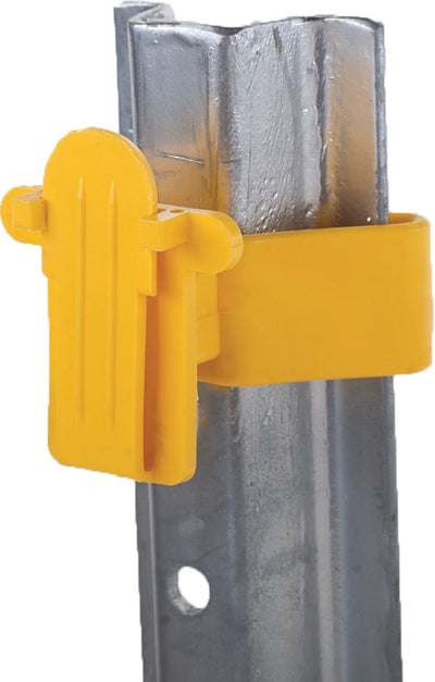 Dare U-Post Tape Insulator, Yellow, 25 pk - Rod and Post Insulators