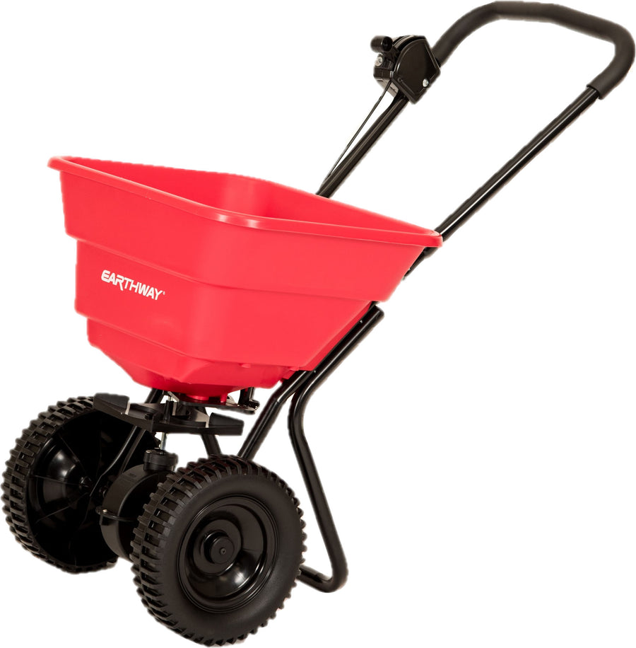 Earthway Deluxe Residential Broadcast Spreader, Red, 80 lb Hopper - Lawn and Seed Spreaders