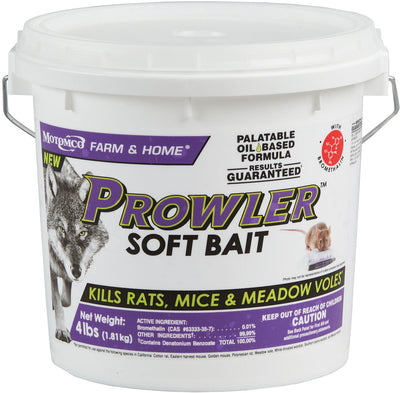 Prowler Soft Bait Pail, 4 lb - Killing Agents