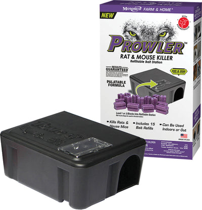 Prowler Rat & Mouse Refillable Bait Station, 15 pk - Traps