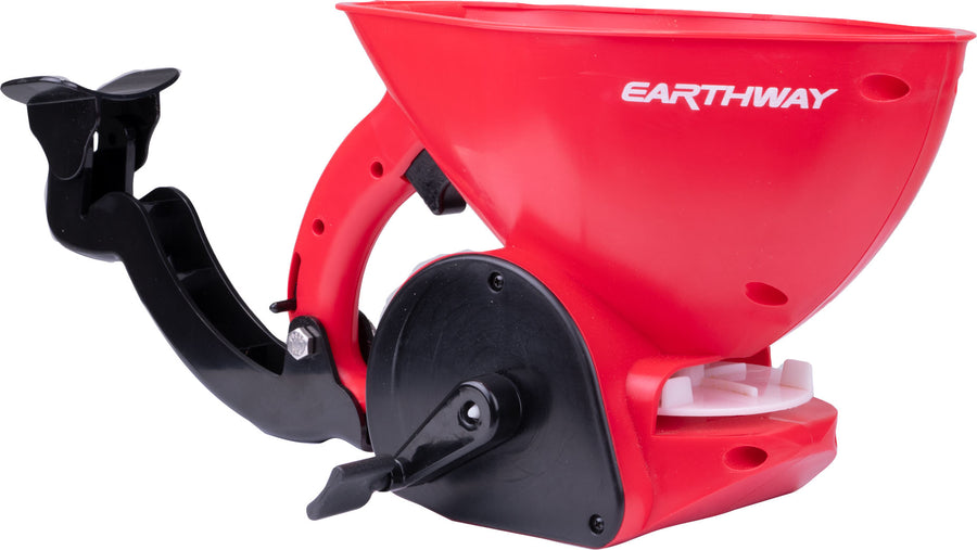 Earthway Ergonomic Hand Spreader W/Armrest, Red, 4 lb - Lawn and Seed Spreaders