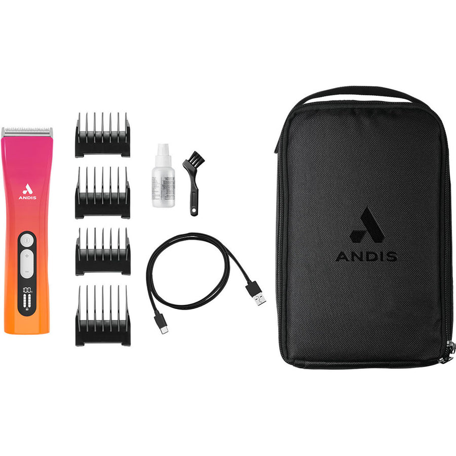 Andis Proclip 5-in-1 Clipper, Orange/Pink - Clippers