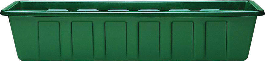 Novelty Poly-Pro Flower Box Planter Liner, Hunter Green, 18 in - Saucer Liners