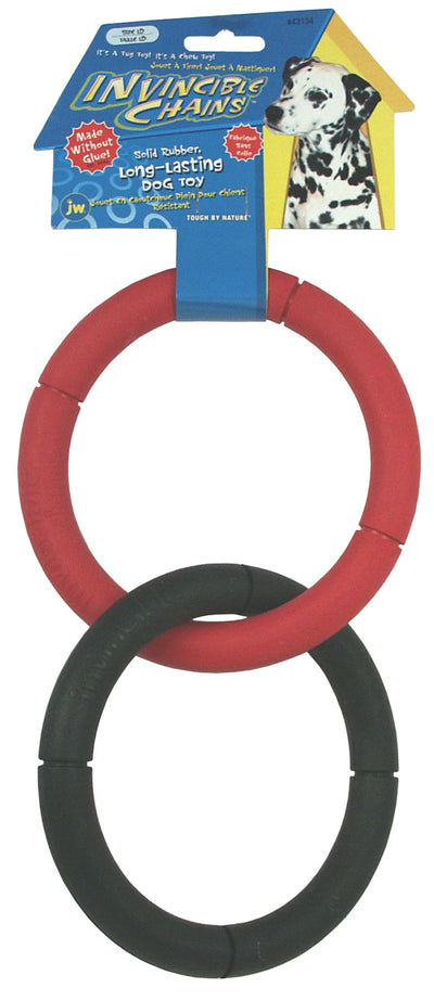 Jw Invincible Chains Double, 6 in - Rubber