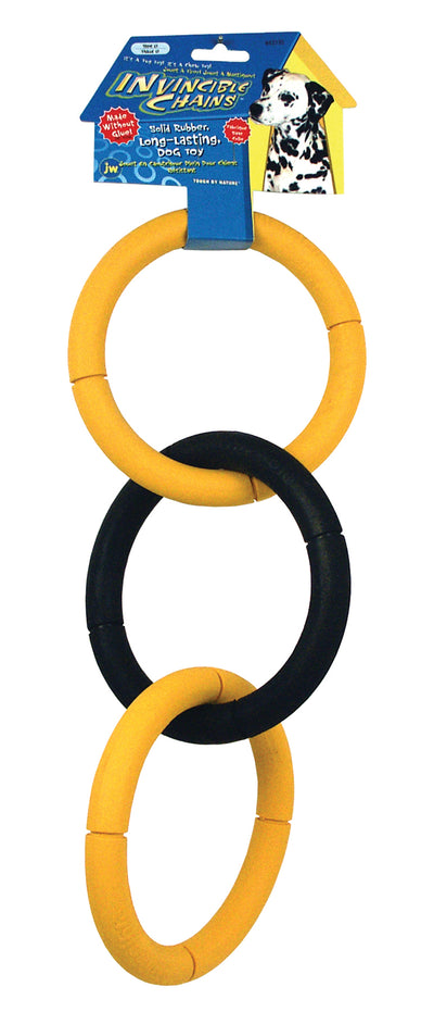 Jw Invincible Chains Triple, 6 in - Rubber