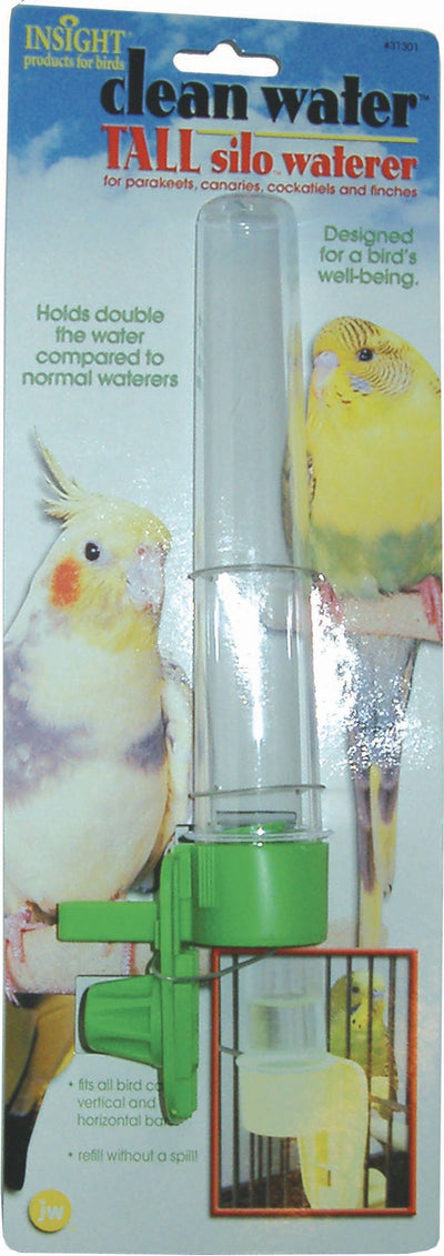 Jw Clean Water Tall Silo Bird Waterer, Reg - Auto Feeder/Waters