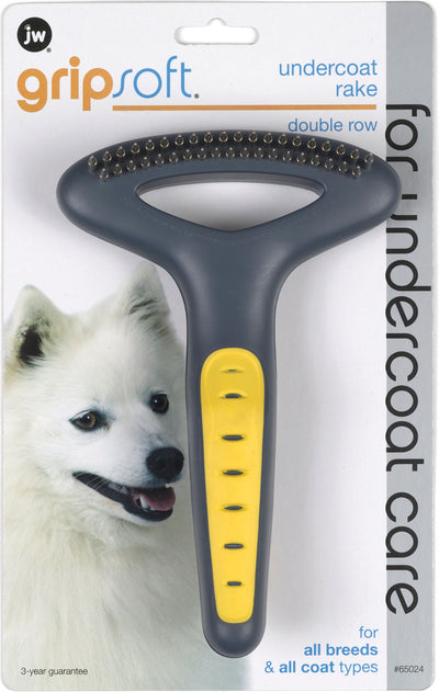 Jw Gripsoft Double Row Undercoat Rake - Tools