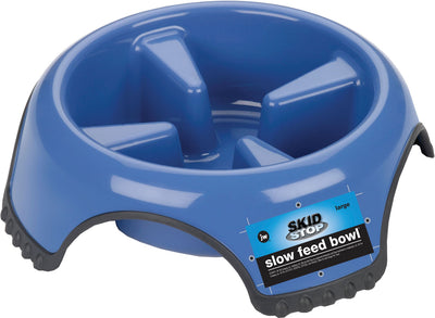 Jw Skid Stop Slow Feed Bowl, LG - Plastic/Resin Dishes