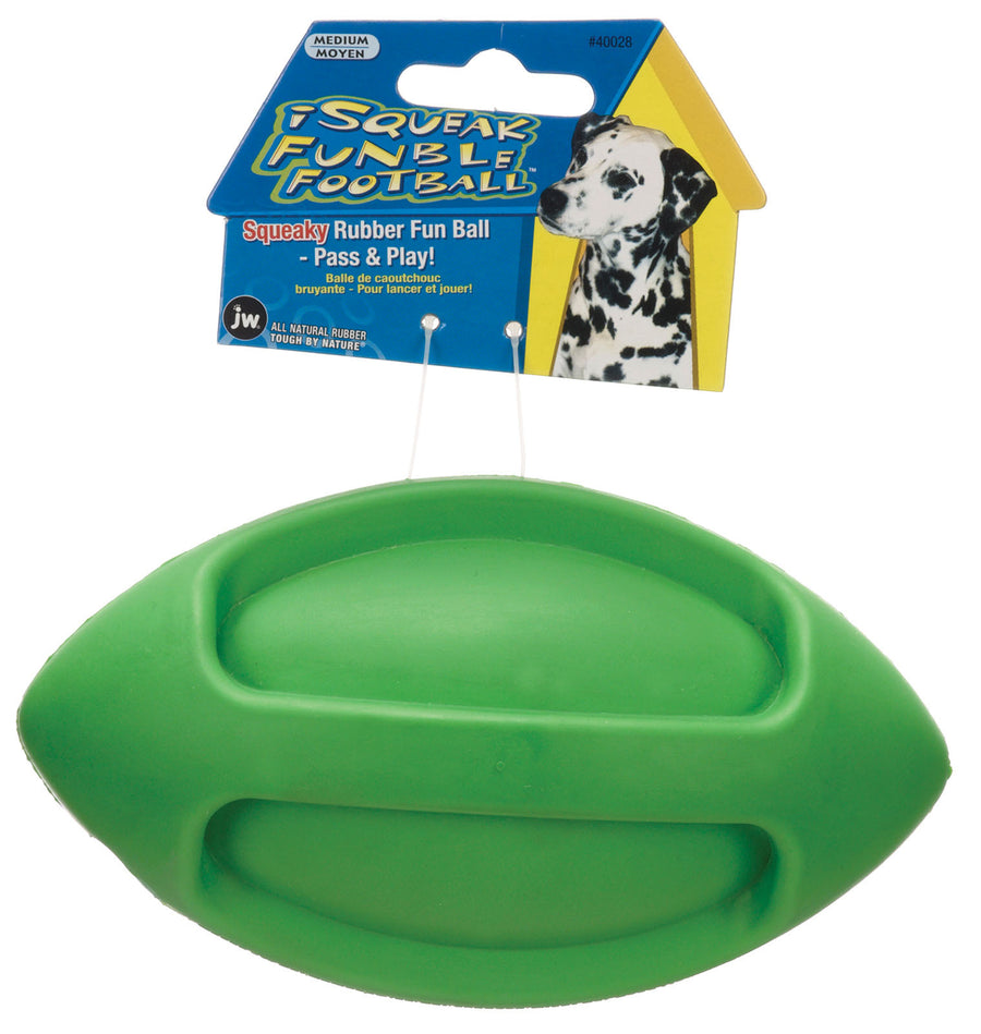 Jw Isqueak Funble Football, MD - Rubber