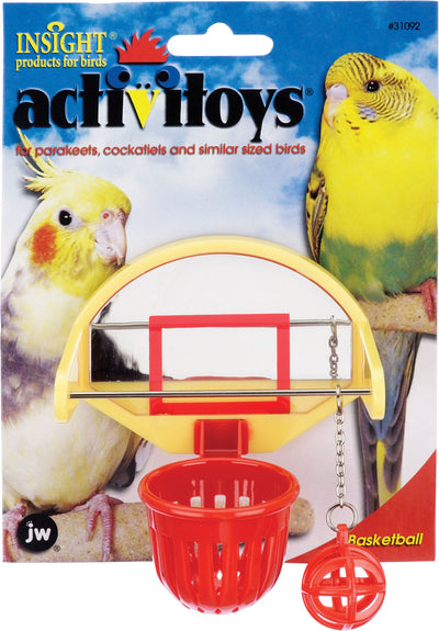 Jw Activitoys Birdie Basketball Bird Toy - Plastic