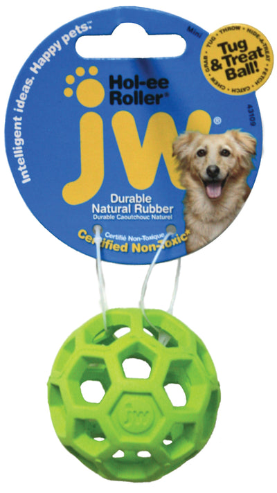Jw Hol-Ee Roller, Mini - Rubber