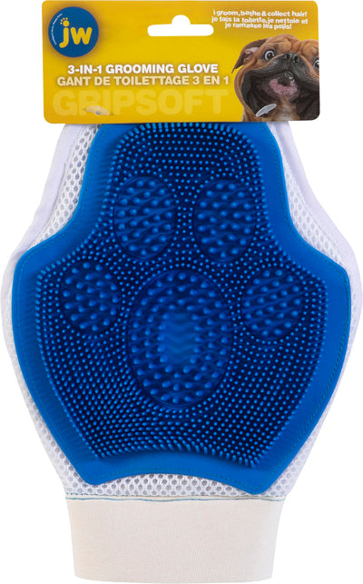 Jw 3-in-1 Dog Grooming Glove - Tools