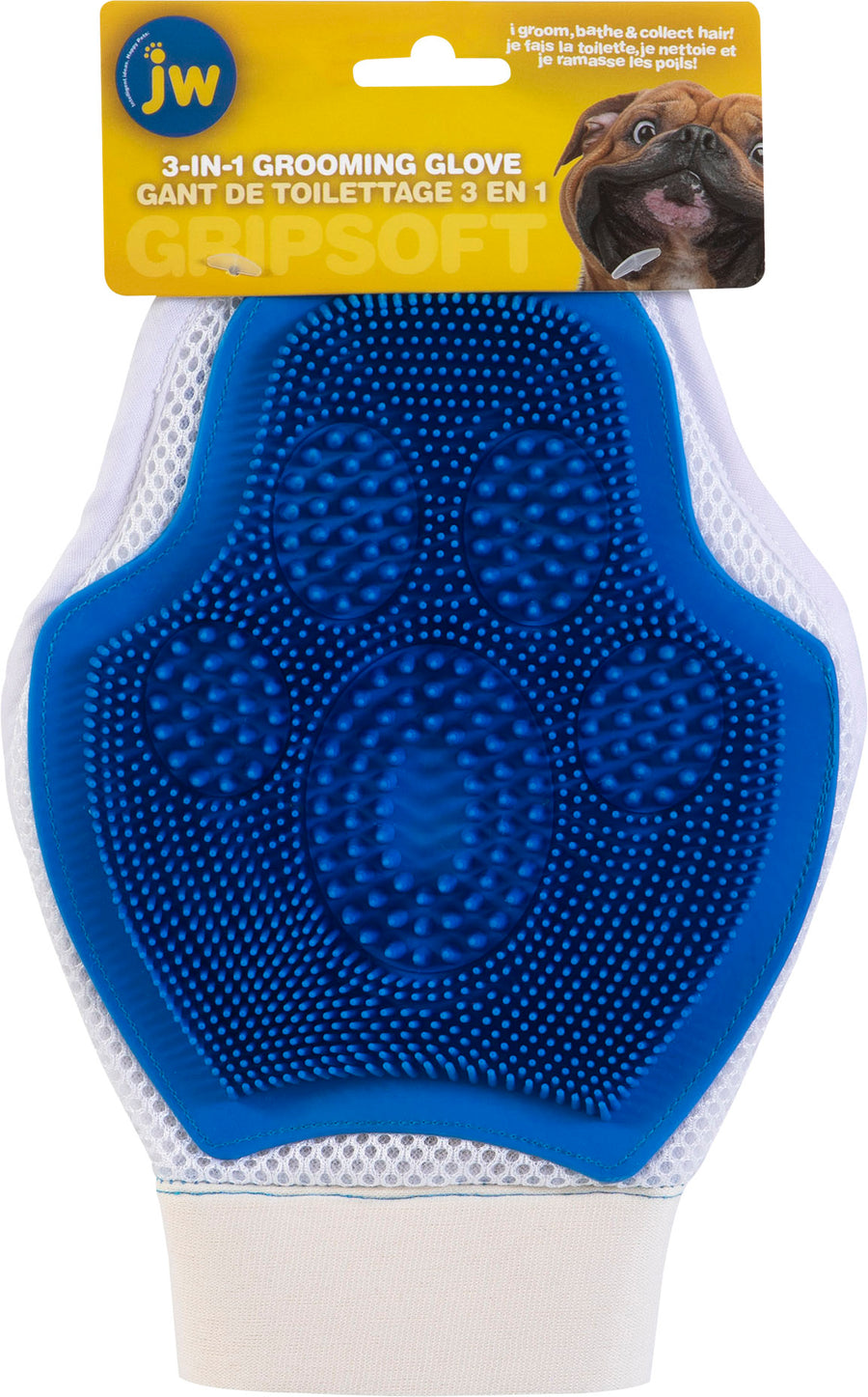Jw 3-in-1 Dog Grooming Glove - Tools