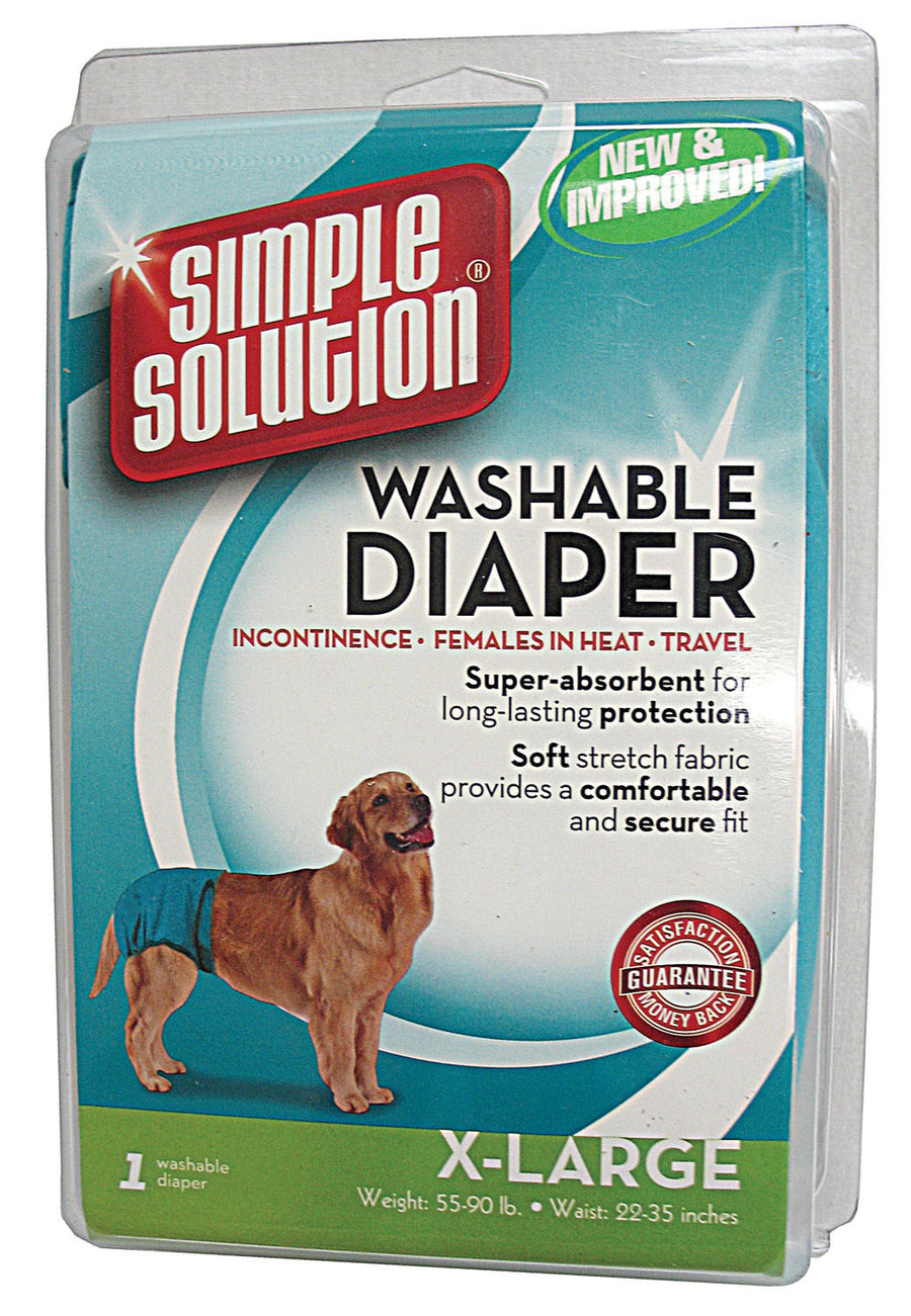Simple Solution Washable Female Dog Diaper, XL - Diapers
