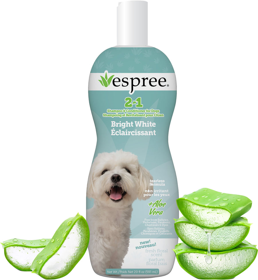 Espree Bright White 2 in 1 Shampoo & Conditioner, Floral, 20 oz - Shampoos & Wipes