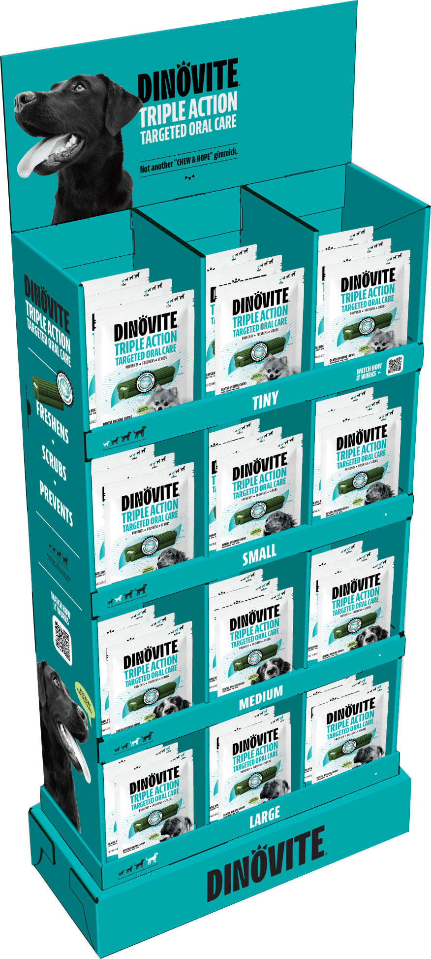 Dinovite K9 Dental Chew, Assorted, 48 pc - Dental Care