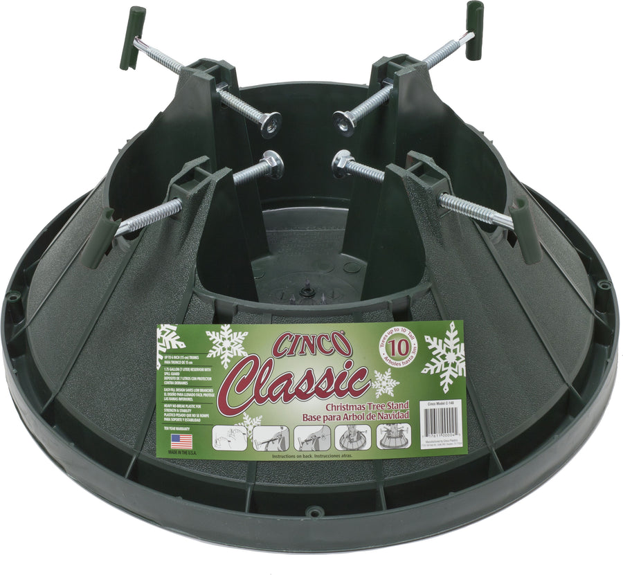 Cinco Classic Christmas Tree Stand, Green, LG - Christmas Products
